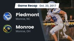 Recap: Piedmont  vs. Monroe  2017