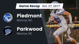 Recap: Piedmont  vs. Parkwood  2017