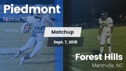 Matchup: Piedmont  vs. Forest Hills  2018