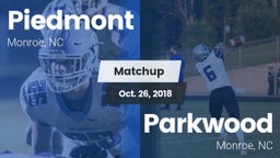 Matchup: Piedmont  vs. Parkwood  2018