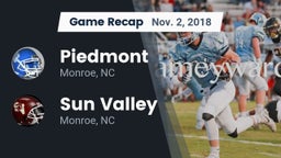 Recap: Piedmont  vs. Sun Valley  2018