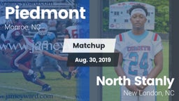 Matchup: Piedmont  vs. North Stanly  2019