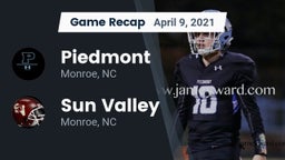 Recap: Piedmont  vs. Sun Valley  2021
