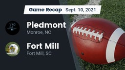 Recap: Piedmont  vs. Fort Mill  2021