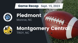 Recap: Piedmont  vs. Montgomery Central  2023