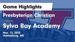 Presbyterian Christian  vs Sylva Bay Academy Game Highlights - Nov. 12, 2020