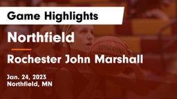 Northfield  vs Rochester John Marshall  Game Highlights - Jan. 24, 2023