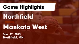 Northfield  vs Mankato West  Game Highlights - Jan. 27, 2023