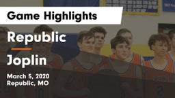 Republic  vs Joplin  Game Highlights - March 5, 2020