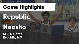 Republic  vs Neosho  Game Highlights - March 1, 2023