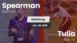 Matchup: Spearman  vs. Tulia  2016