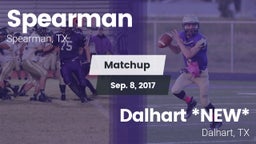 Matchup: Spearman  vs. Dalhart  *NEW* 2017