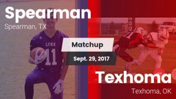 Matchup: Spearman  vs. Texhoma  2017