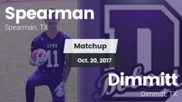 Matchup: Spearman  vs. Dimmitt  2017