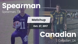 Matchup: Spearman  vs. Canadian  2017