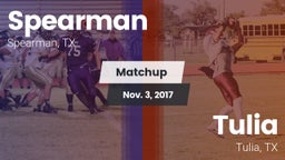 Matchup: Spearman  vs. Tulia  2017