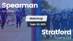 Matchup: Spearman  vs. Stratford  2019