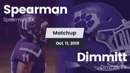 Matchup: Spearman  vs. Dimmitt  2019