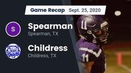 Recap: Spearman  vs. Childress  2020