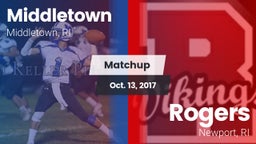 Matchup: Middletown High vs. Rogers  2017