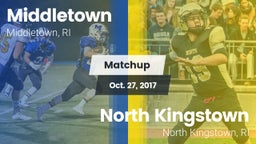 Matchup: Middletown High vs. North Kingstown  2017