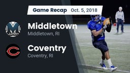 Recap: Middletown  vs. Coventry  2018