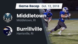 Recap: Middletown  vs. Burrillville  2018