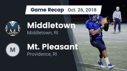 Recap: Middletown  vs. Mt. Pleasant  2018