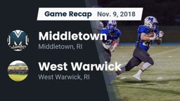 Recap: Middletown  vs. West Warwick  2018