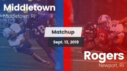 Matchup: Middletown High vs. Rogers  2019