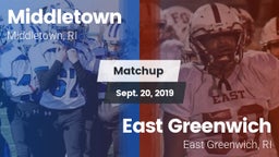 Matchup: Middletown High vs. East Greenwich  2019