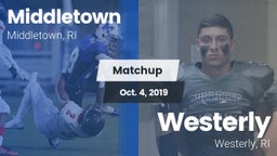 Matchup: Middletown High vs. Westerly  2019
