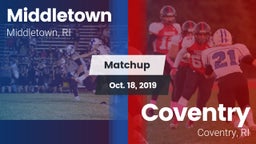 Matchup: Middletown High vs. Coventry  2019