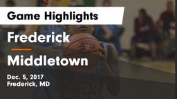 Frederick  vs Middletown  Game Highlights - Dec. 5, 2017