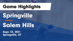 Springville  vs Salem Hills  Game Highlights - Sept. 23, 2021