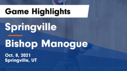 Springville  vs Bishop Manogue  Game Highlights - Oct. 8, 2021