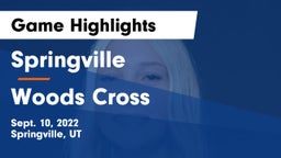Springville  vs Woods Cross  Game Highlights - Sept. 10, 2022