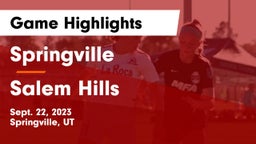 Springville  vs Salem Hills Game Highlights - Sept. 22, 2023