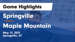 Springville  vs Maple Mountain  Game Highlights - May 12, 2023