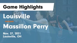 Louisville  vs Massillon Perry  Game Highlights - Nov. 27, 2021