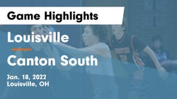 Louisville  vs Canton South  Game Highlights - Jan. 18, 2022