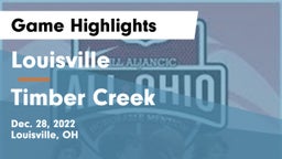 Louisville  vs Timber Creek  Game Highlights - Dec. 28, 2022