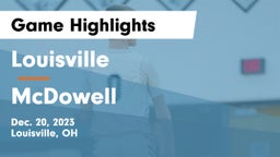 Louisville  vs McDowell  Game Highlights - Dec. 20, 2023