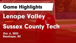 Lenape Valley  vs Sussex County Tech  Game Highlights - Oct. 6, 2022