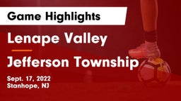 Lenape Valley  vs Jefferson Township  Game Highlights - Sept. 17, 2022