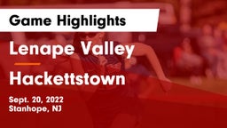 Lenape Valley  vs Hackettstown  Game Highlights - Sept. 20, 2022