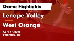 Lenape Valley  vs West Orange  Game Highlights - April 17, 2023