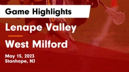 Lenape Valley  vs West Milford  Game Highlights - May 15, 2023