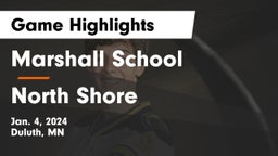 Marshall School vs North Shore Game Highlights - Jan. 4, 2024