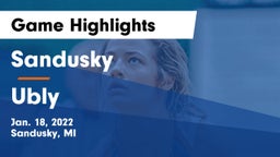 Sandusky  vs Ubly  Game Highlights - Jan. 18, 2022